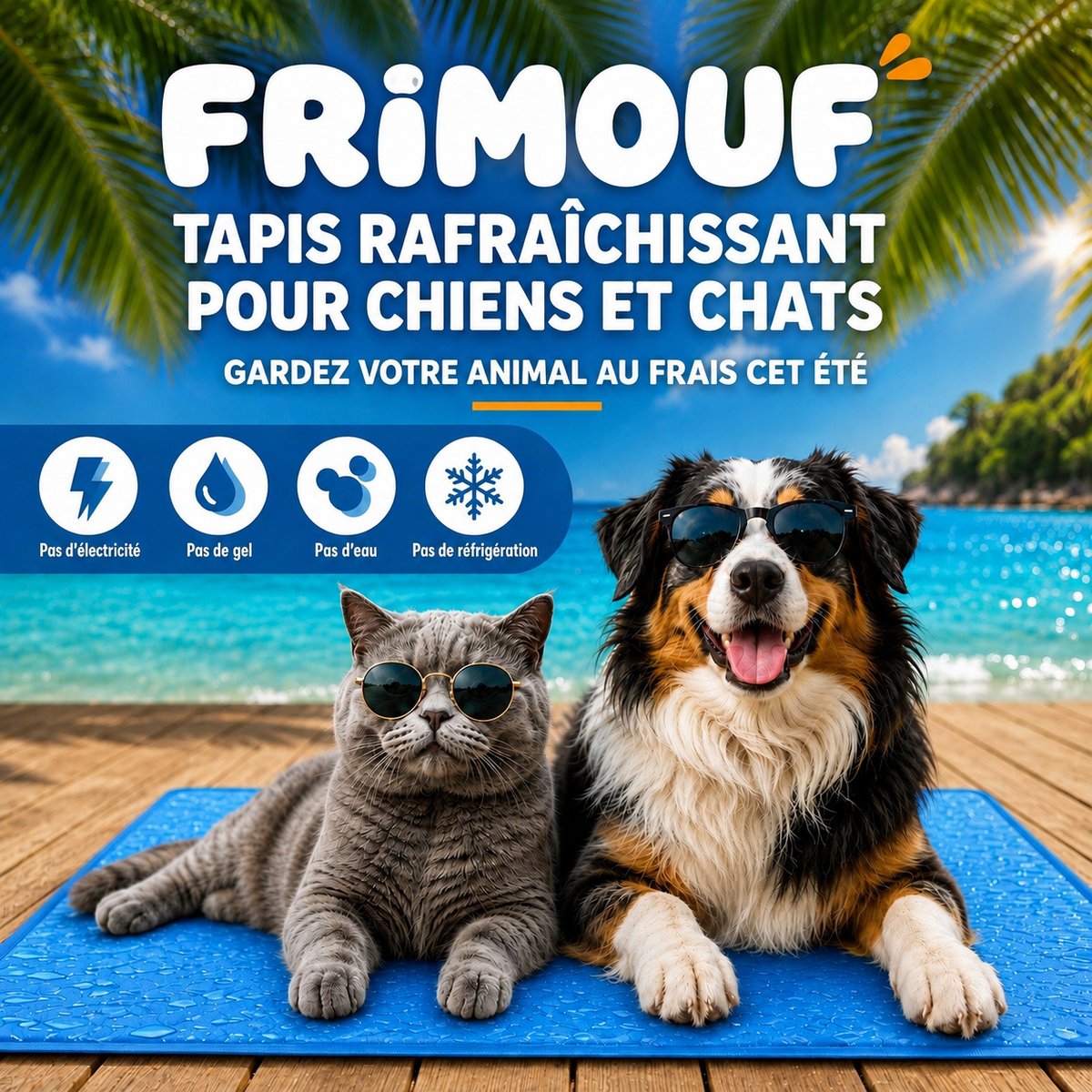 Tapis rafraîchissant - Frimouf