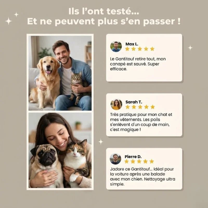 Gant Anti-Poils - Gantitouf