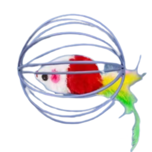 Balle souris pour chat