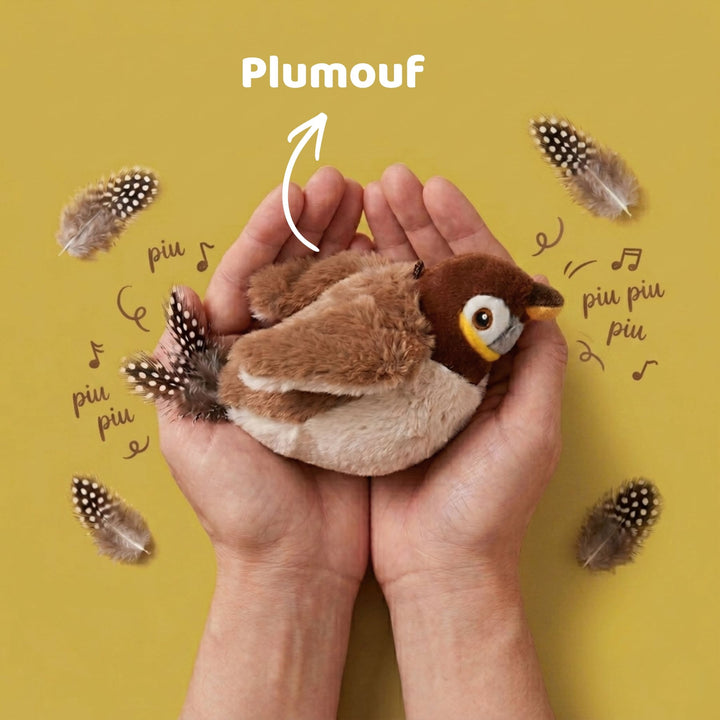 Oiseau interactif pour chat - Plumouf