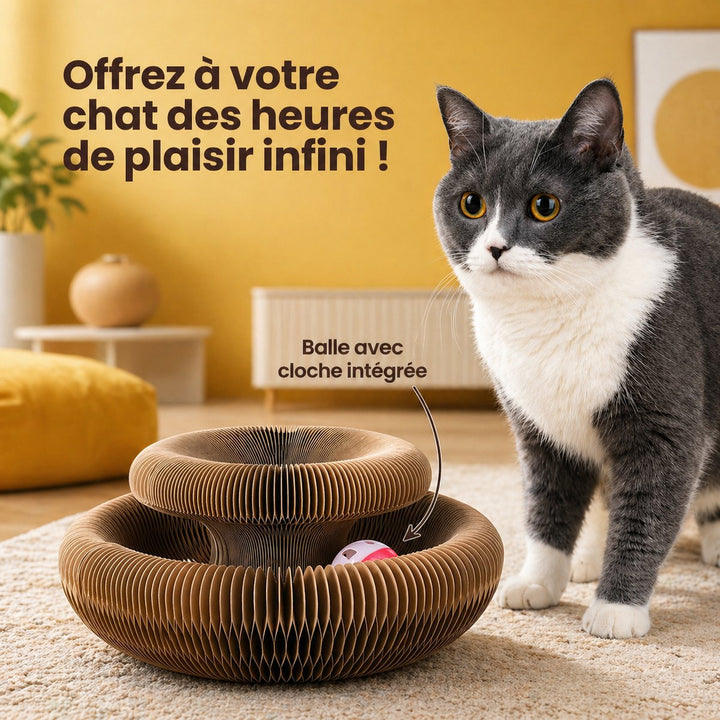 Griffoir interactif pour chat - Griffouf